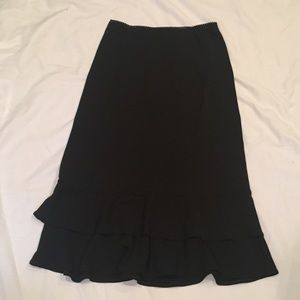 Mossimo Black knee length skirt